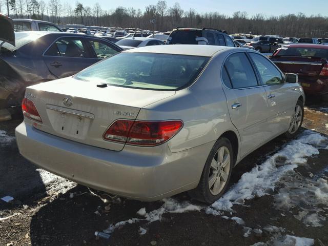 JTHBA30G155088764 - 2005 LEXUS ES 330 SILVER photo 4