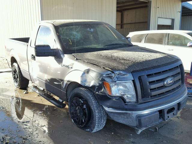 1FTRF12W89KB67480 - 2009 FORD F150 GRAY photo 1