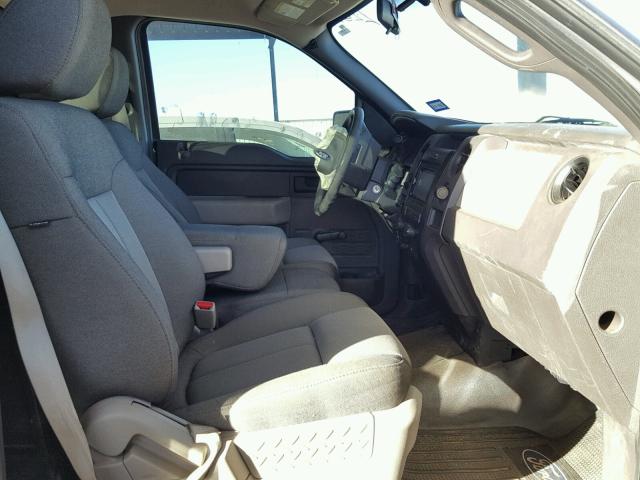 1FTRF12W89KB67480 - 2009 FORD F150 GRAY photo 5