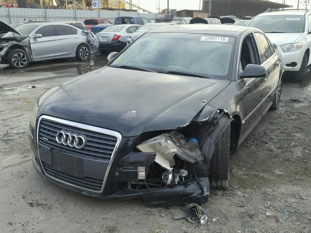 WAULL44E56N019279 - 2006 AUDI A8 4.2 QUA GRAY photo 2