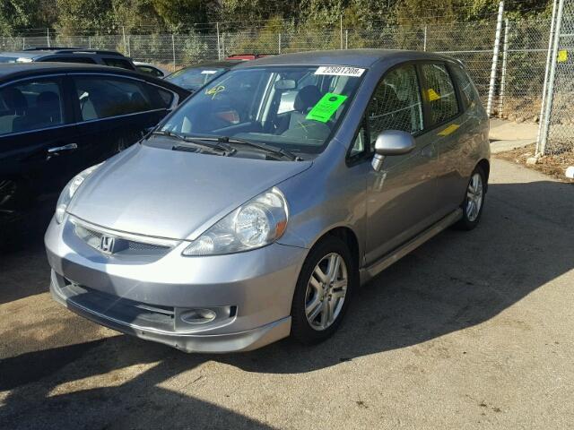 JHMGD37678S050486 - 2008 HONDA FIT SPORT SILVER photo 2