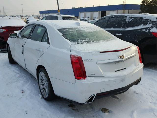 1G6AX5SX9H0139114 - 2017 CADILLAC CTS LUXURY WHITE photo 3