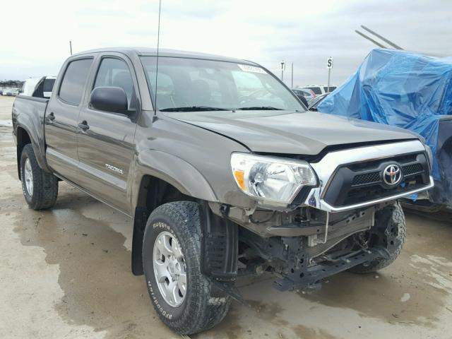 5TFLU4EN3EX094483 - 2014 TOYOTA TACOMA DOU GRAY photo 1