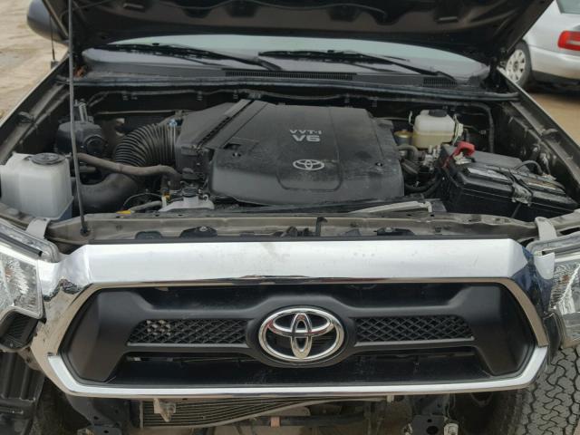 5TFLU4EN3EX094483 - 2014 TOYOTA TACOMA DOU GRAY photo 7