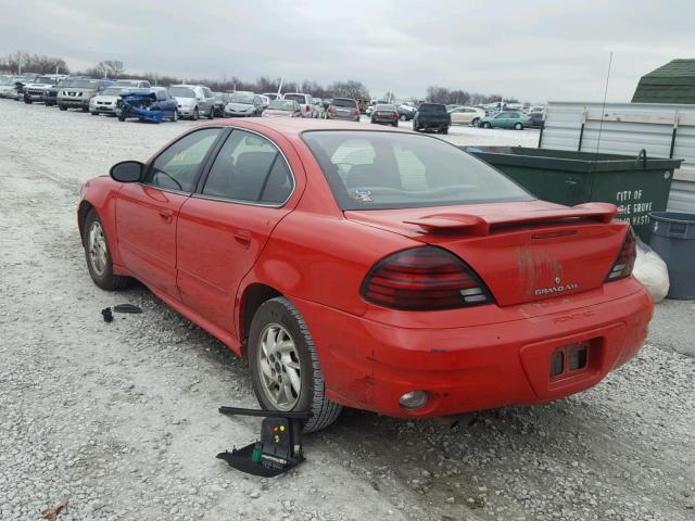 1G2NE52F04C249056 - 2004 PONTIAC GRAND AM S RED photo 3