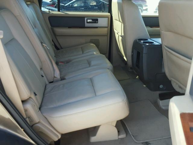 1FMFU17568LA17266 - 2008 FORD EXPEDITION TAN photo 6