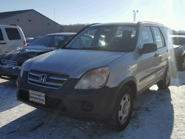 SHSRD68586U408442 - 2006 HONDA CR-V LX SILVER photo 2