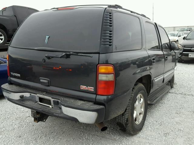 1GKEC13TX3R230206 - 2003 GMC YUKON BLACK photo 4