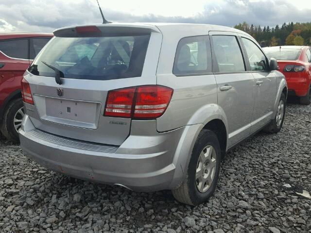 3D4PG4FB6AT255866 - 2010 DODGE JOURNEY SE SILVER photo 4