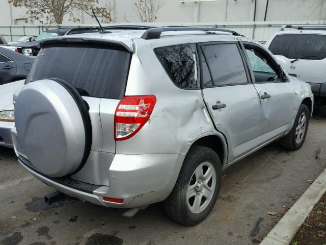 2T3KF4DV2BW078797 - 2011 TOYOTA RAV4 SILVER photo 4