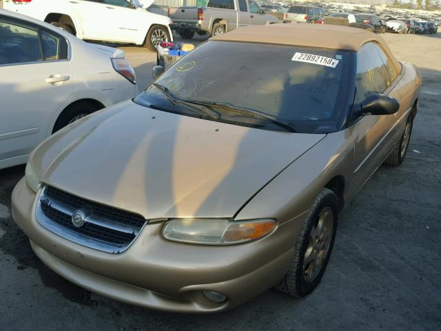 3C3EL55H1WT303104 - 1998 CHRYSLER SEBRING JX GOLD photo 2