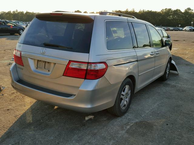 5FNRL38466B403238 - 2006 HONDA ODYSSEY EX SILVER photo 4