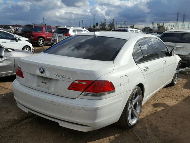 WBAHN03597DD98663 - 2007 BMW 760 LI WHITE photo 4