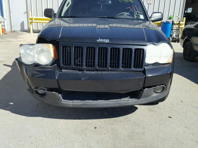 1J8GS48K88C133470 - 2008 JEEP GRAND CHER BLACK photo 10