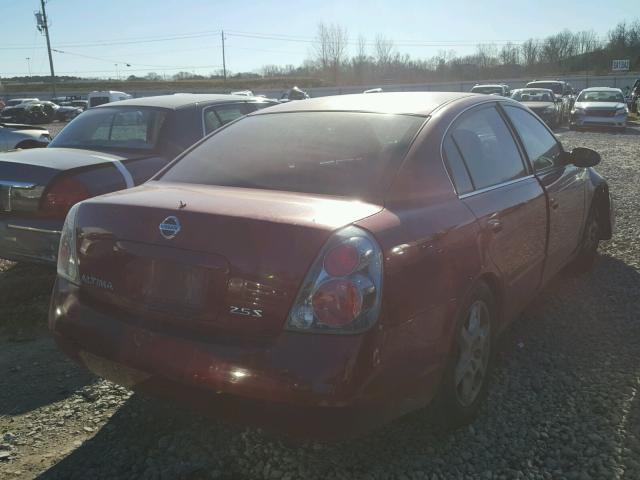 1N4AL11D25C375922 - 2005 NISSAN ALTIMA S MAROON photo 4