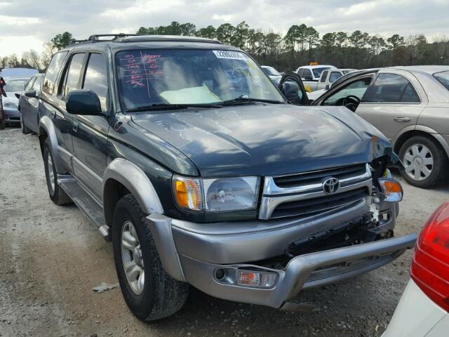 JT3GN87R210185581 - 2001 TOYOTA 4RUNNER LI GREEN photo 1