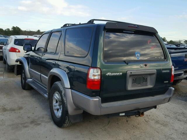 JT3GN87R210185581 - 2001 TOYOTA 4RUNNER LI GREEN photo 3