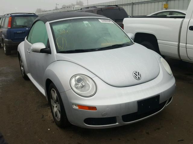 3VWRF31Y56M300423 - 2006 VOLKSWAGEN NEW BEETLE SILVER photo 1