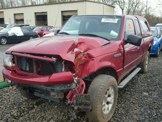 1FTZR15E07PA56920 - 2007 FORD RANGER SUP MAROON photo 2