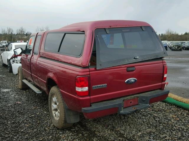 1FTZR15E07PA56920 - 2007 FORD RANGER SUP MAROON photo 3