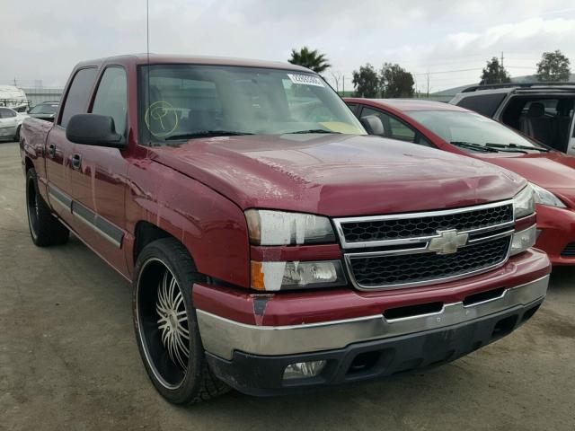 2GCEC13TX61179296 - 2006 CHEVROLET SILVERADO RED photo 1