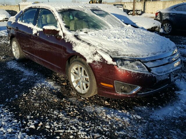 3FAHP0JA7BR288338 - 2011 FORD FUSION SEL MAROON photo 1