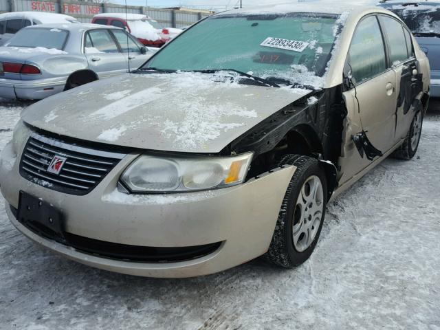 1G8AJ52F95Z112597 - 2005 SATURN ION LEVEL BEIGE photo 2