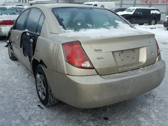 1G8AJ52F95Z112597 - 2005 SATURN ION LEVEL BEIGE photo 3