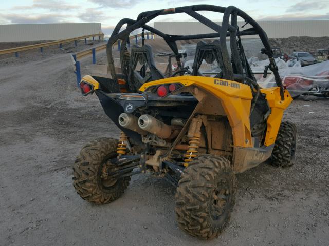 3JBPVAP22HJ000883 - 2017 CAN-AM MAVERICK X YELLOW photo 4