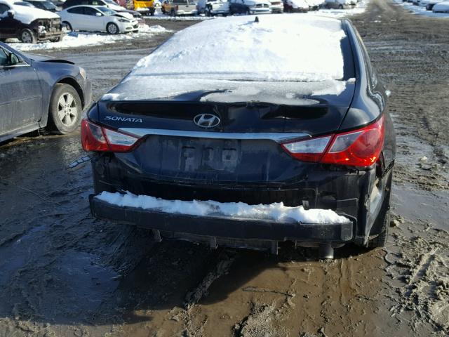 5NPEB4AC4BH248435 - 2011 HYUNDAI SONATA GLS BLACK photo 9