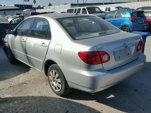 JTDBR32E730020856 - 2003 TOYOTA COROLLA CE GRAY photo 3