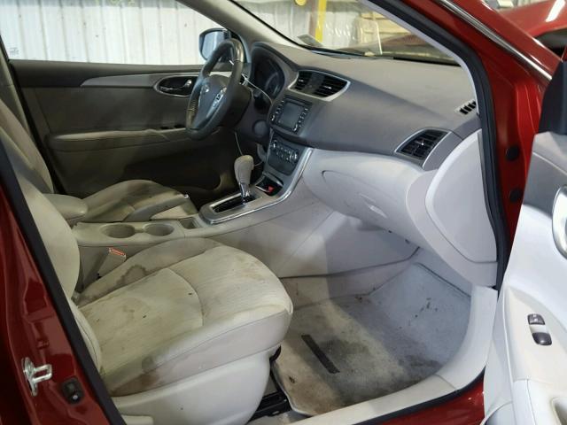 3N1AB7AP0EY286354 - 2014 NISSAN SENTRA S RED photo 5