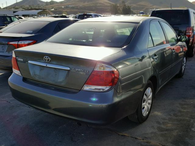 4T1BE32K56U130556 - 2006 TOYOTA CAMRY LE GREEN photo 4