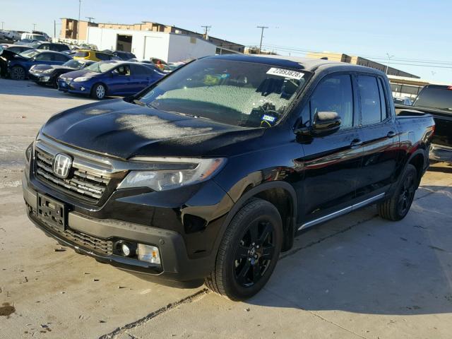 5FPYK3F85HB022267 - 2017 HONDA RIDGELINE BLACK photo 2