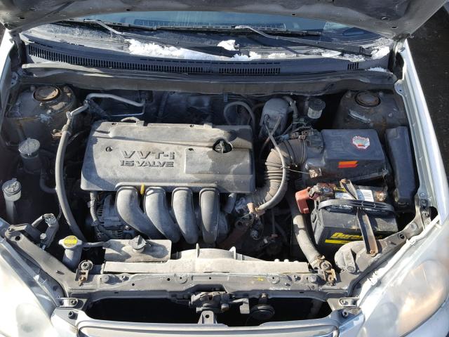 1NXBR32EX4Z290993 - 2004 TOYOTA COROLLA CE SILVER photo 7