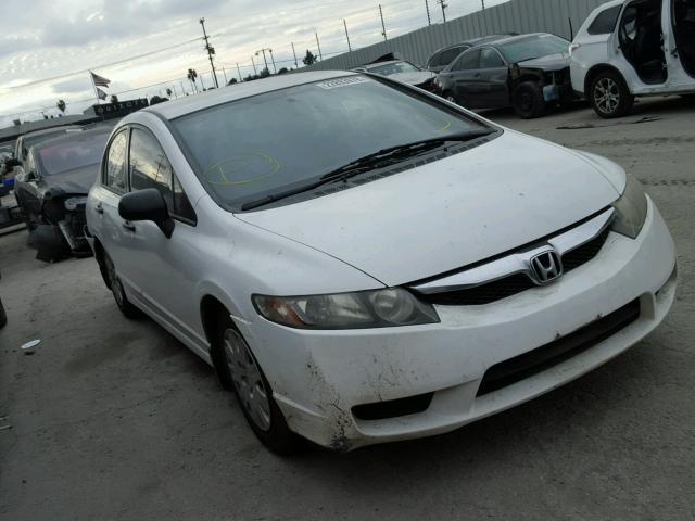 2HGFA1F3XAH525824 - 2010 HONDA CIVIC VP WHITE photo 1