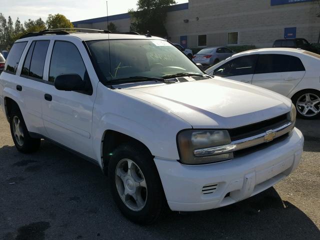 1GNDS13S472102681 - 2007 CHEVROLET TRAILBLAZE WHITE photo 1