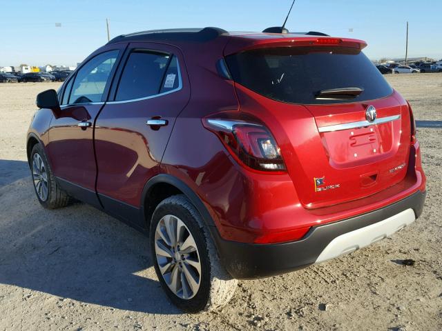 KL4CJASB6HB217349 - 2017 BUICK ENCORE PRE RED photo 3