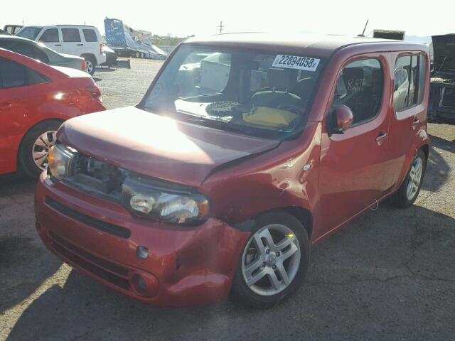 JN8AZ28R89T117415 - 2009 NISSAN CUBE BASE RED photo 2