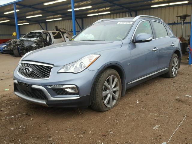 JN1BJ0RRXGM263285 - 2016 INFINITI QX50 BLUE photo 2