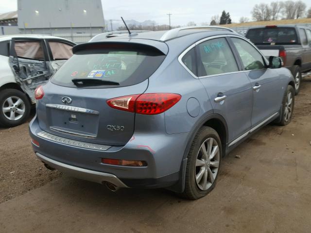 JN1BJ0RRXGM263285 - 2016 INFINITI QX50 BLUE photo 4