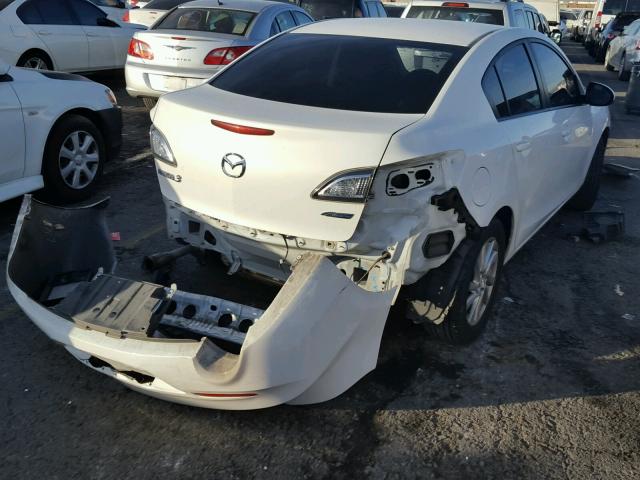 JM1BL1V83C1597258 - 2012 MAZDA 3 I WHITE photo 4