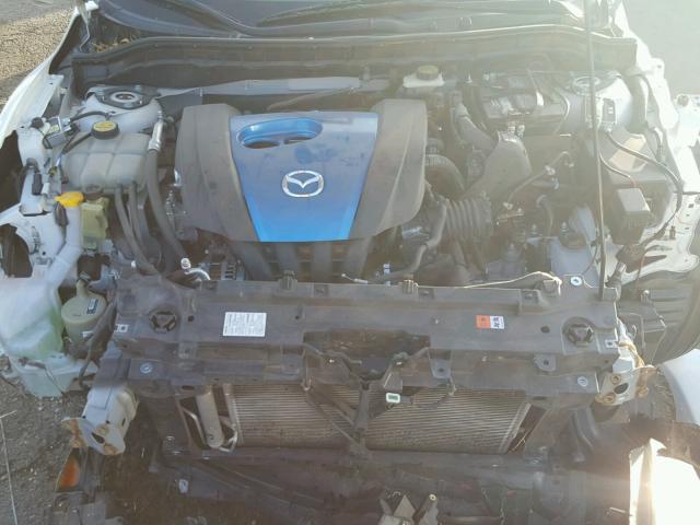 JM1BL1V83C1597258 - 2012 MAZDA 3 I WHITE photo 7