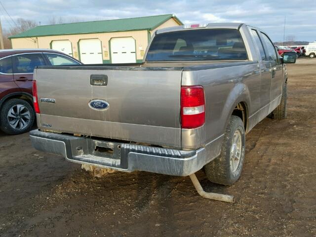 1FTPX12535FB58281 - 2005 FORD F150 GOLD photo 4