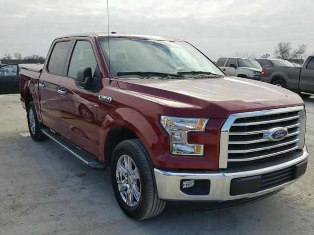 1FTEW1C84FKE83680 - 2015 FORD F150 SUPER RED photo 1