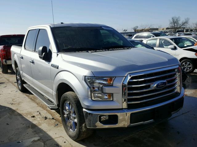 1FTEW1CF0FKE13267 - 2015 FORD F150 SUPER SILVER photo 1