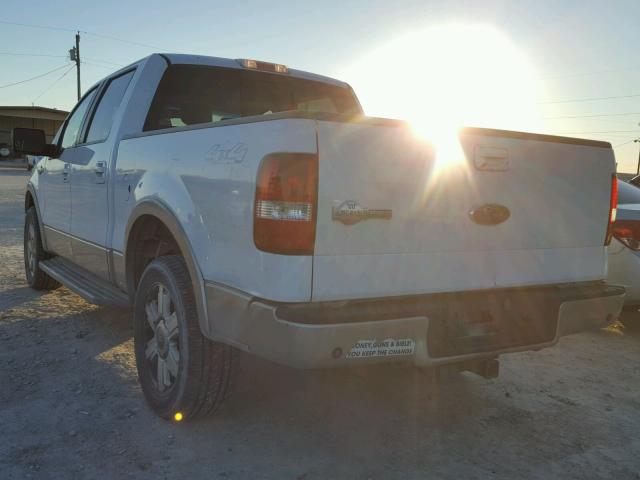 1FTPW14V38KD18543 - 2008 FORD F150 SUPER WHITE photo 3