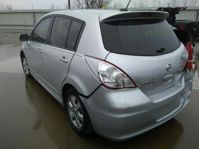 3N1BC1CP6BL369016 - 2011 NISSAN VERSA S GRAY photo 3