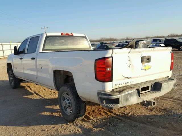 1GC1CUEG6FF146157 - 2015 CHEVROLET SILVERADO WHITE photo 3