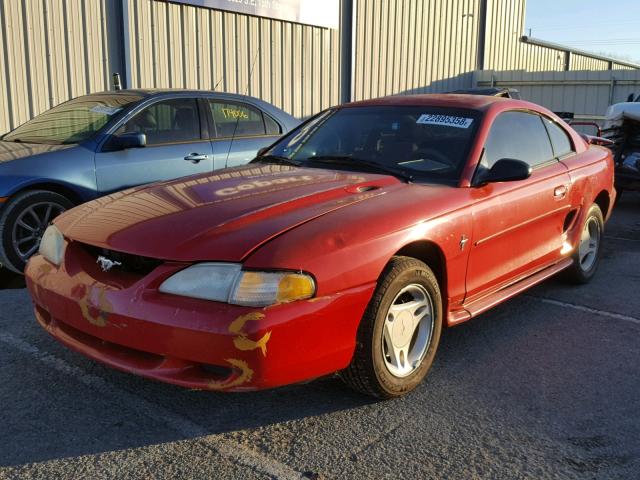 1FALP4049VF167051 - 1997 FORD MUSTANG RED photo 2